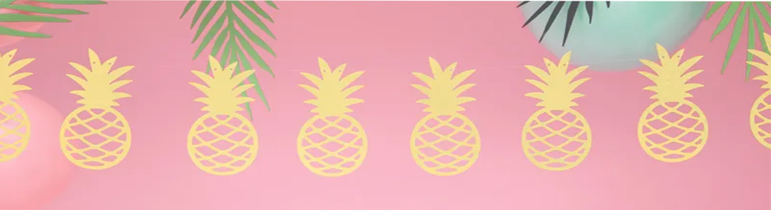 Gold Pineapple Garland