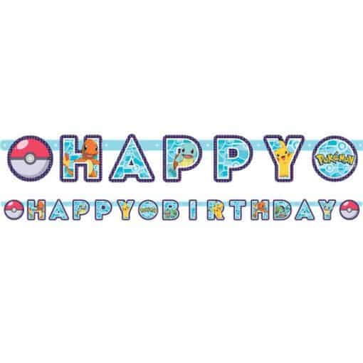 Pokémon Birthday Letter Banner