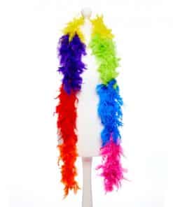Rainbow Pride Feather Boa 3