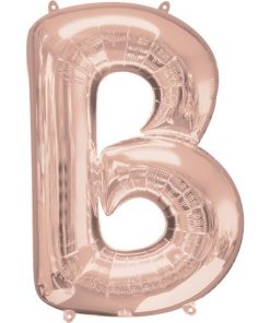 Rose Gold Letter B Balloon