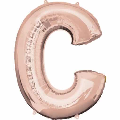 Rose Gold Letter C Balloon