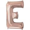 Rose Gold Letter E Balloon