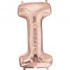 Rose Gold Letter I Balloon
