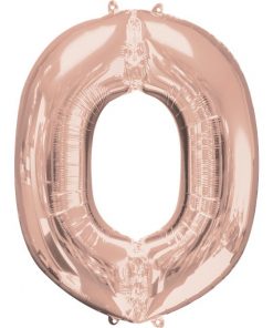 Rose Gold Letter O Balloon