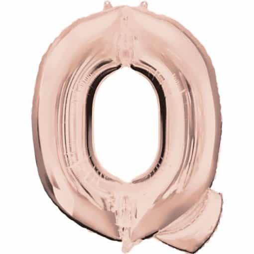 Rose Gold Letter Q Balloon