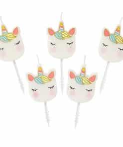 We Heart Unicorn Shaped Candles
