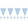 Age 13 Blue Birthday Glitz Prismatic Bunting