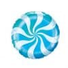 Blue Candy Swirl Foil Balloon
