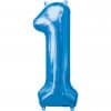 Blue Number 1 Balloon
