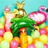 Gold Pineapple Supershape Foil Balloon