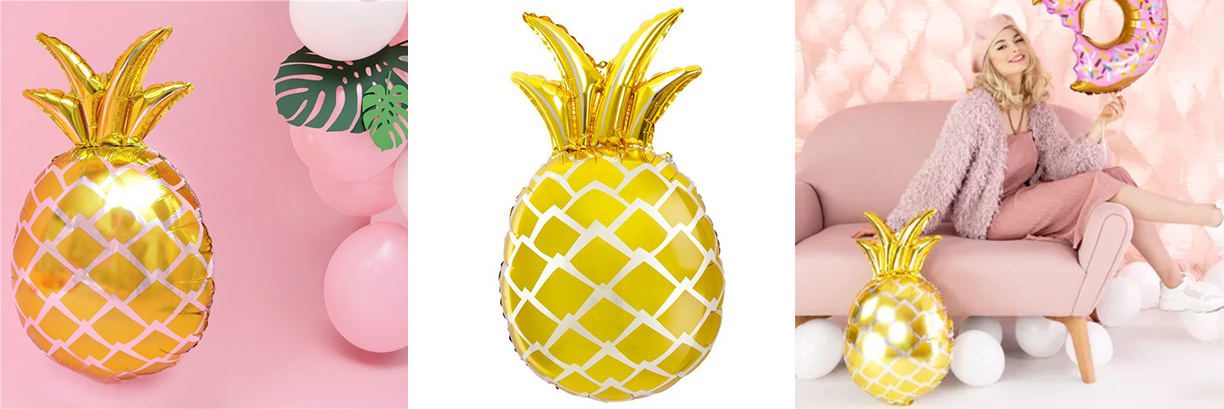 Gold Pineapple Supersize Foil Balloon