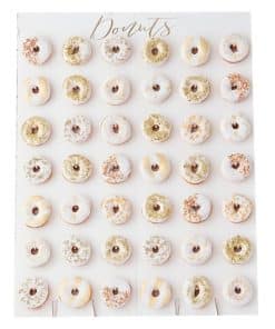 Gold Wedding Large Doughnut Wall