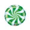 Green Candy Swirl Foil Balloon