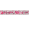 Pink Birthday Glitz Age 13 Banner - 2.75m