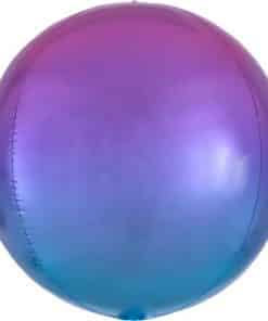 Ombre Red & Blue Orbz Balloon