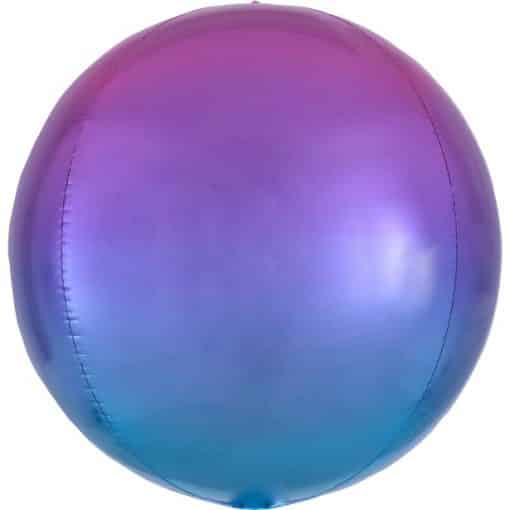 Ombre Red & Blue Orbz Balloon