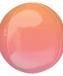 Ombre Red & Orange Orbz Balloon