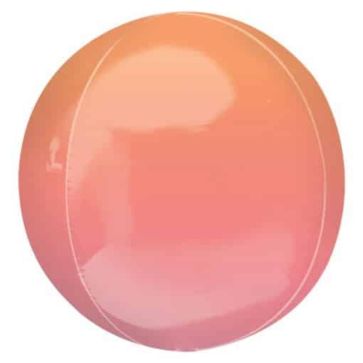 Ombre Red & Orange Orbz Balloon