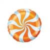 Orange Candy Swirl Foil Balloon