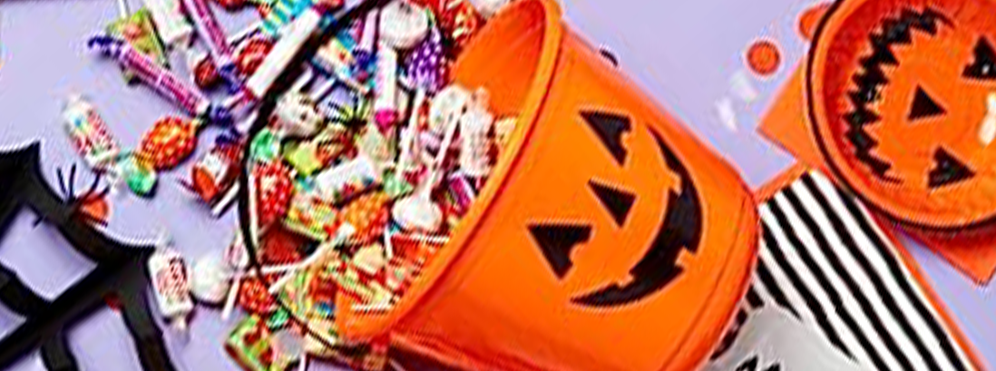 Orange Pumpkin Plastic Bucket 