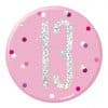 Pink Birthday Glitz Age 13 Badge