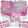 Pink Birthday Glitz Confetti
