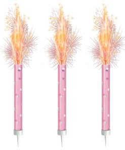 Pink Birthday Glitz Ice Fountain