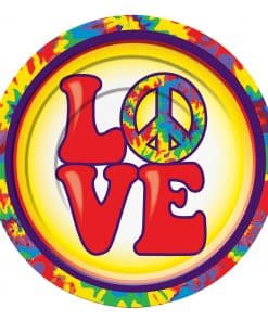 Hippie Party Dessert Plates