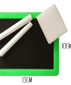 Mini Chalkboard Sizes