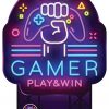 Gamer Sign Cardboard Cutout