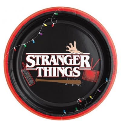 Stranger Things Paper Plate
