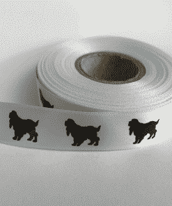 Alternative view of Cocker Spaniel Printed Ribbon - 5m
