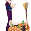 Halloween Sign Cardboard Cutout