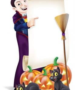 Halloween Sign Cardboard Cutout