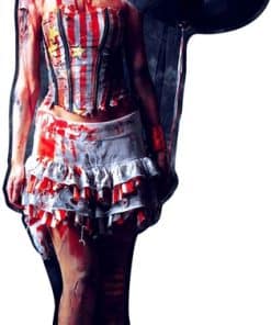 Halloween Scary Female Clown Lifesize Cardboard Cutout