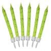 Lime Green Glitter Candles