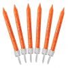 Orange Glitter Candles