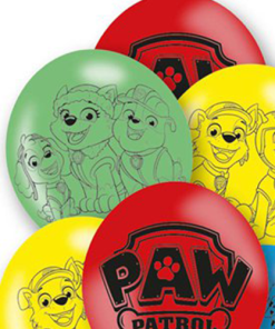 10pcs PAW PATROL Latex Balloons - 12 Inch Printed Balloons For Kids Birthday Party