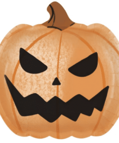 Halloween Pumpkin Paper Plate