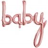 Rose Gold Baby Phrase Balloon