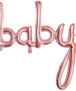 Rose Gold Baby Phrase Balloon