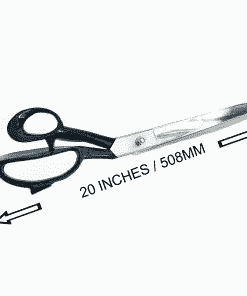 Alternative view of Extra Large Ceremonial Ribbon Cutting Silver Scissors – 20″