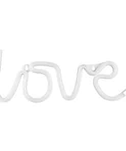 Alternative view of White LOVE Neon LED Sign - 34.5cm
