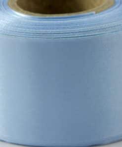 Baby Blue Polyester Satin 10cm Wide Ribbon