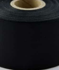 Black Polyester Satin 10cm Wide Ribbon