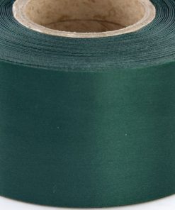 Dark Green Polyester Satin Ribbon