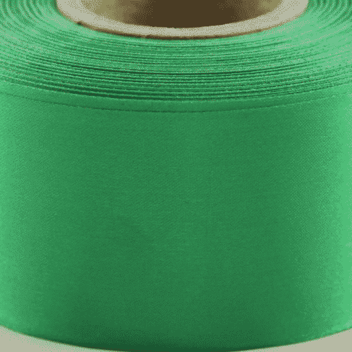 50m x Emerald Green Polyester Satin Ribbon