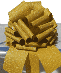 MEGA Glitter Gold Giant Gift Bow