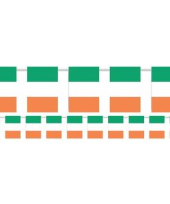 Ireland Plastic Flag Bunting - 5m