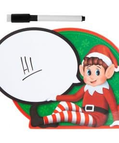 Naughty Elf Speech Bubble Sign